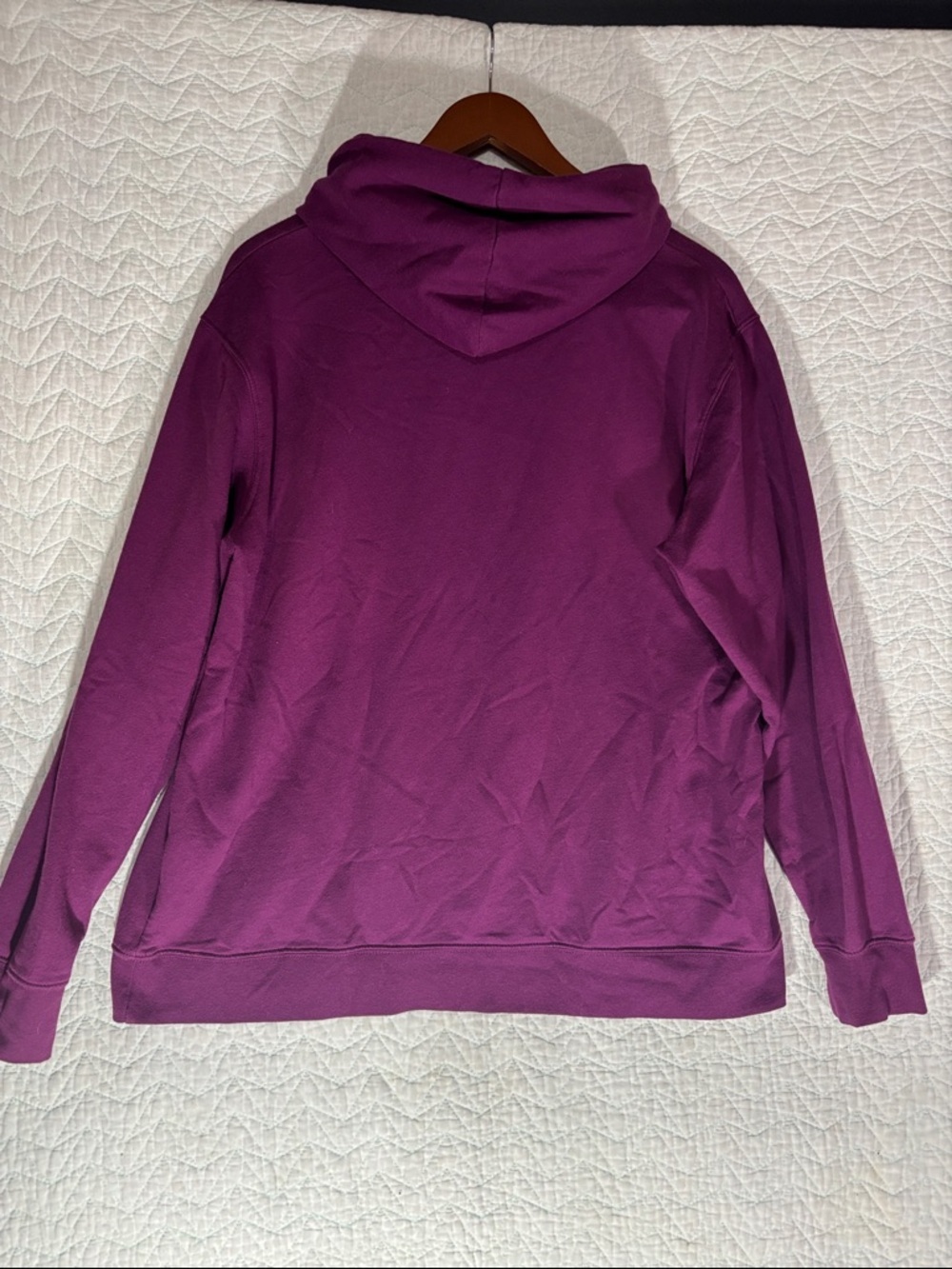 Cabela's Women's Plum Logo Pullover Hoodie - Light Lilac Script - Picture 7 of 7